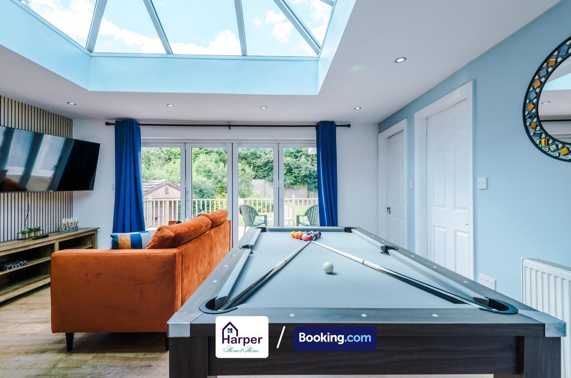 Spacious Detached Bungalow By Harperletting Short Lets & Serviced Accommodation Buckely With Pool Table & Driveway Buckley 외부 사진